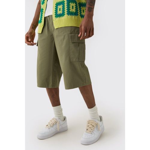 Tall - Short cargo large à taille élastiquée - M - Boohooman - Modalova