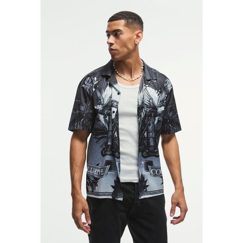 Chemise oversize satinée - L - Boohooman - Modalova