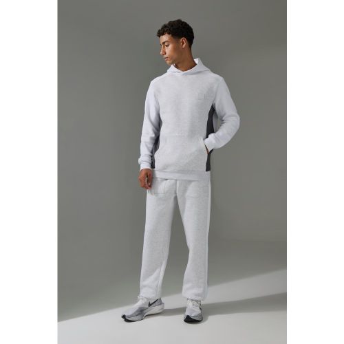 Survêtement color block avec sweat à capuche et jogging - MAN Active - S - Boohooman - Modalova