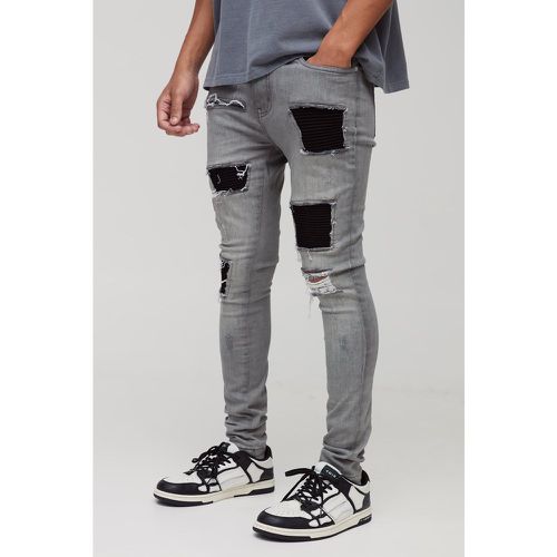 Jean super skinny déchiré - 32R - Boohooman - Modalova