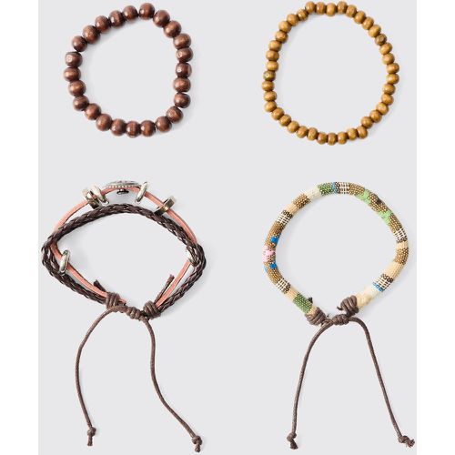 Bracelets à perles - ONE SIZE - Boohooman - Modalova