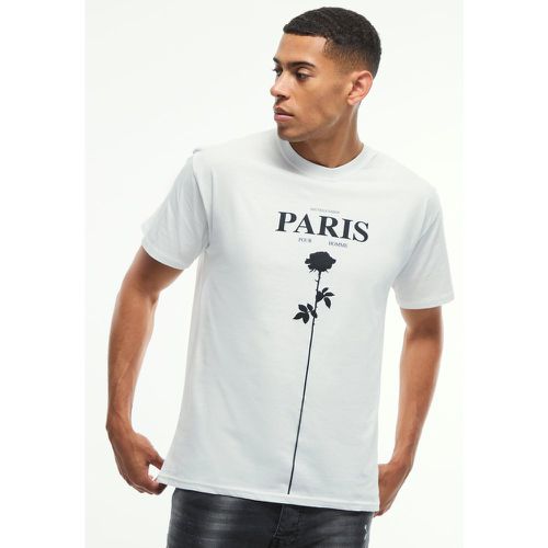 T-shirt à imprimé Paris - S - Boohooman - Modalova