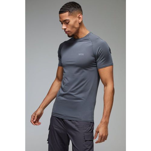 T-shirt de sport moulant - MAN Active homme - L - Boohooman - Modalova