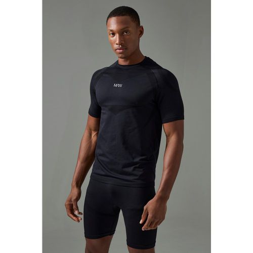 T-shirt de sport moulant sans coutures - MAN Active homme - S - Boohooman - Modalova