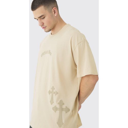 Tall - T-shirt oversize imprimé - MAN Official - S - Boohooman - Modalova