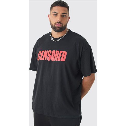 Grande taille - T-shirt oversize imprimé - 4XL - Boohooman - Modalova