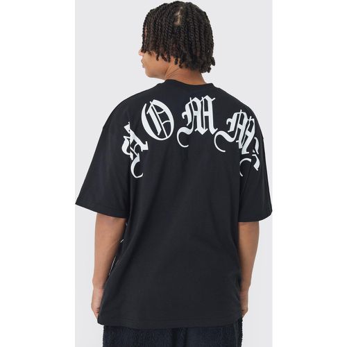 T-shirt oversize imprimé - S - Boohooman - Modalova