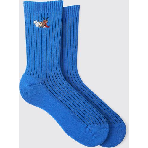 Chaussettes de Noël à volants - ONE SIZE - Boohooman - Modalova