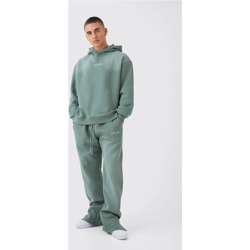 Sweat à capuche oversize délavé - MAN - S - Boohooman - Modalova