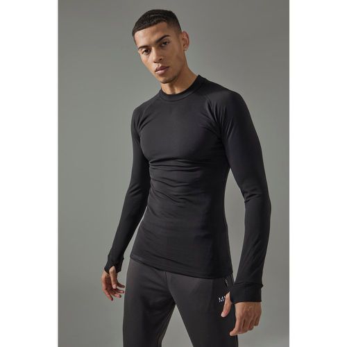 Lot de 2 hauts manches longues à col montant - MAN Active homme - S - Boohooman - Modalova