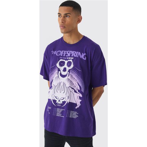 T-shirt oversize délavé à imprimé The Offspring - S - Boohooman - Modalova