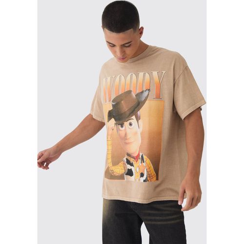 T-shirt oversize délavé à imprimé Disney Pixar - S - Boohooman - Modalova