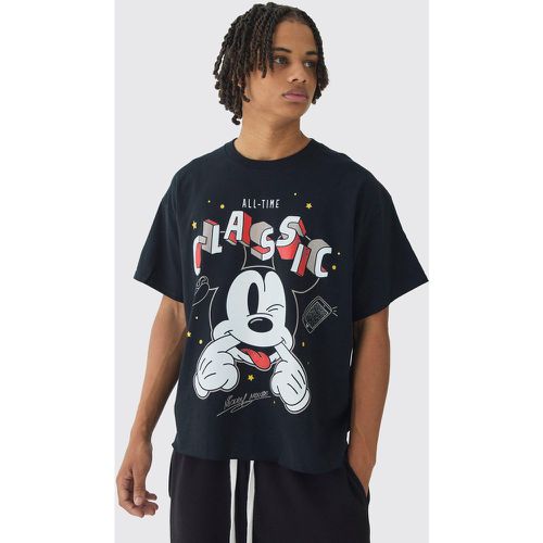 T-shirt oversize à imprimé Disney Mickey - M - Boohooman - Modalova