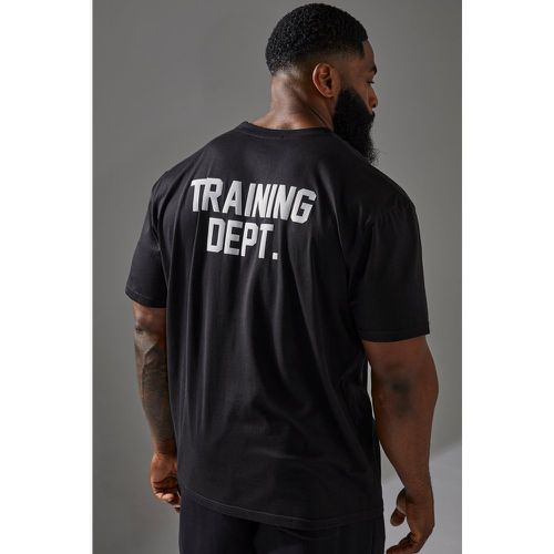 T-shirt oversize à imprimé Training Dept homme - S - Boohooman - Modalova