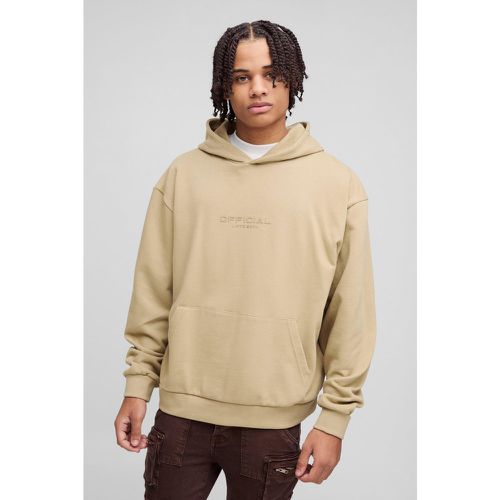 Sweat à capuche oversize épais homme - S - Boohooman - Modalova