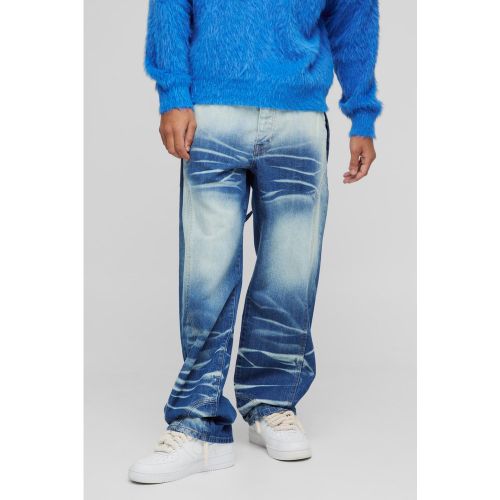 Salopettes larges délavées - S - Boohooman - Modalova