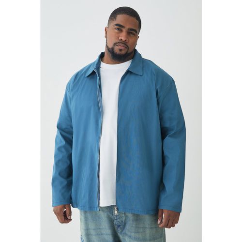 Grande taille - Chemise zippée - XXXL - Boohooman - Modalova