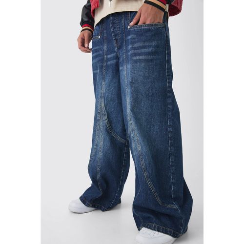 Jean extra baggy teinté - 28R - Boohooman - Modalova