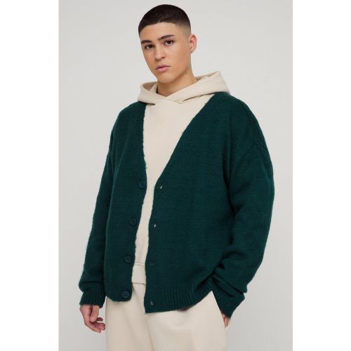 Cardigan oversize à bordures contrastantes - L - Boohooman - Modalova