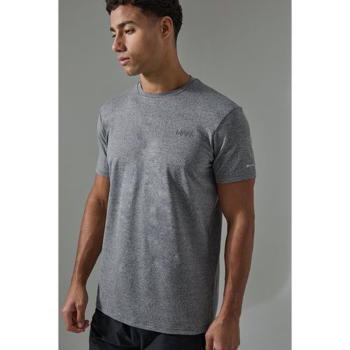 T-shirt de sport à slogan - MAN Active homme - S - Boohooman - Modalova