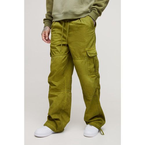 Tall - Pantalon cargo baggy délavé - S - Boohooman - Modalova