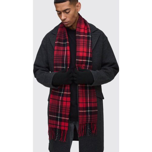 Coffret cadeau de 2 pièces à carreaux homme - ONE SIZE - Boohooman - Modalova