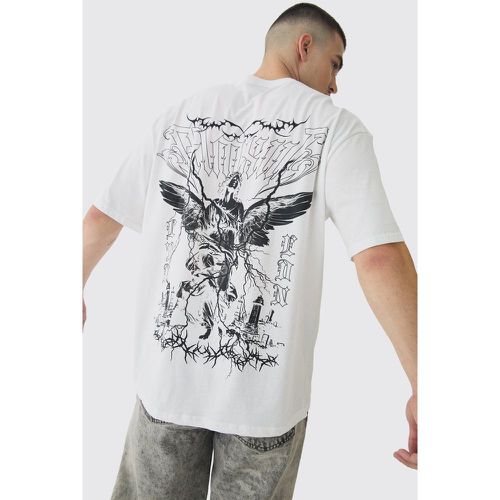 Tall - T-shirt oversize imprimé Renaissance - XL - Boohooman - Modalova