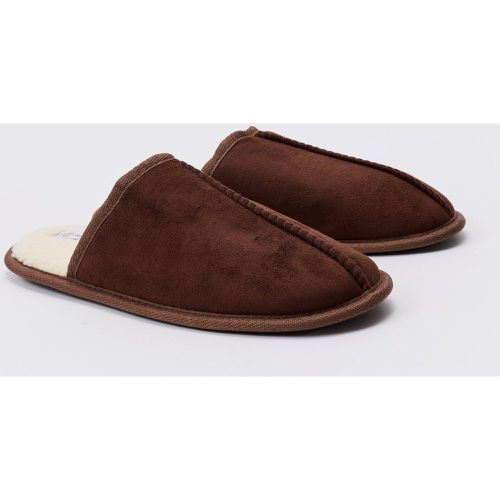 Chaussons en faux daim - 8 - Boohooman - Modalova