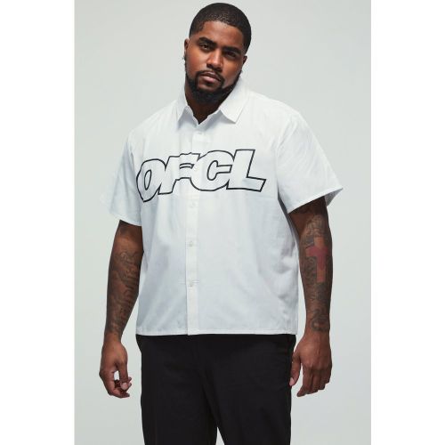 Grande taille - Chemise oversize imprimée - XXL - Boohooman - Modalova