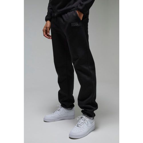 Jogging droit à écusson - MAN Active - S - Boohooman - Modalova