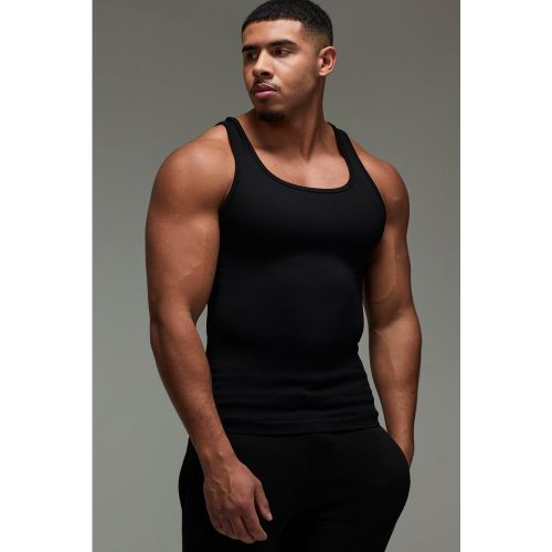 Débardeur côtelé sans coutures - MAN Active - S - Boohooman - Modalova