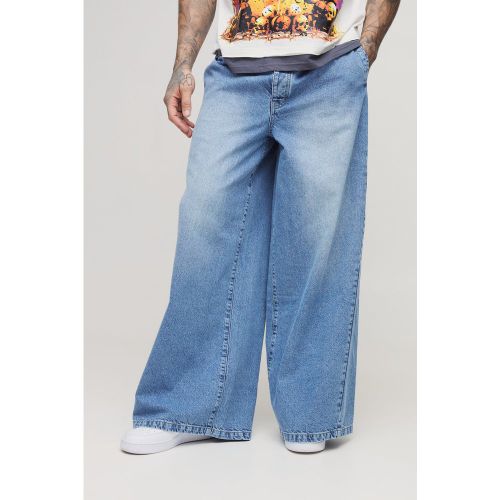 Tall - Jean large à coutures torsadées - 30 - Boohooman - Modalova