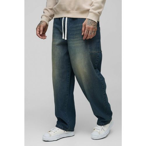 Tall - Jean cargo à poches cargo homme - 30 - Boohooman - Modalova