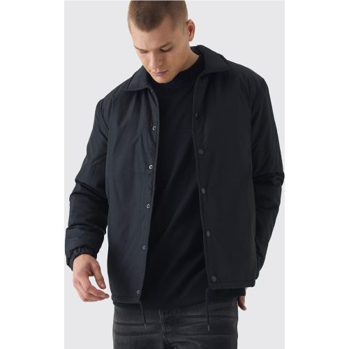 Veste matelassée à revers crantés homme - L - Boohooman - Modalova