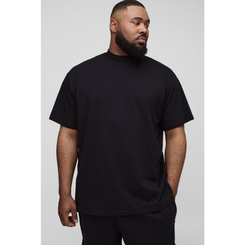 Grande taille - T-shirt oversize basique à col montant - 2XL - Boohooman - Modalova