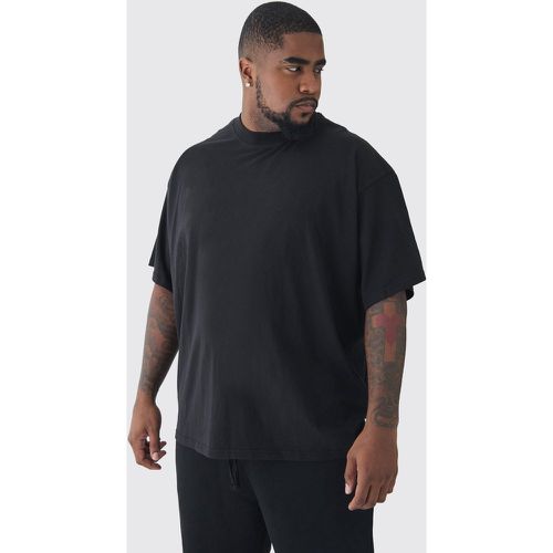 Grande taille - T-shirt oversize basique à col montant - XXXL - Boohooman - Modalova