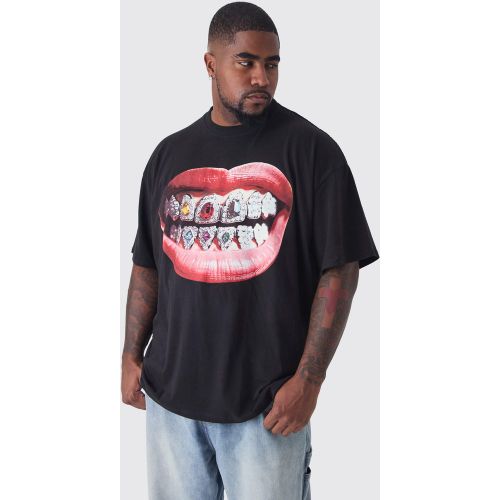 Grande taille - T-shirt oversize imprimé - XXXL - Boohooman - Modalova