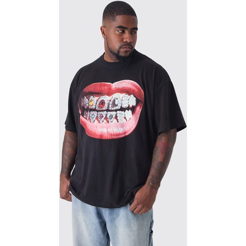 Grande taille - T-shirt oversize imprimé - XXXXL - Boohooman - Modalova