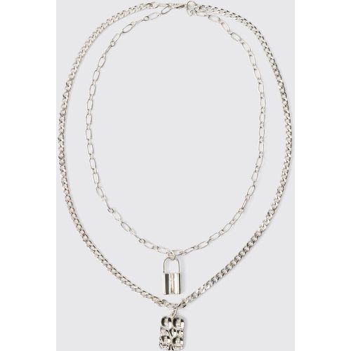 Collier à chaînes multiples - ONE SIZE - Boohooman - Modalova