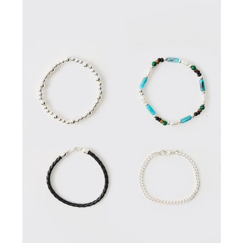 Lot de 3 bracelets mixtes - ONE SIZE - Boohooman - Modalova