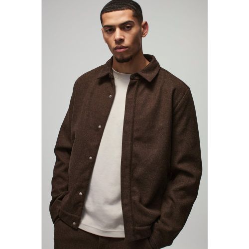 Veste Harrington à ceinture - S - Boohooman - Modalova