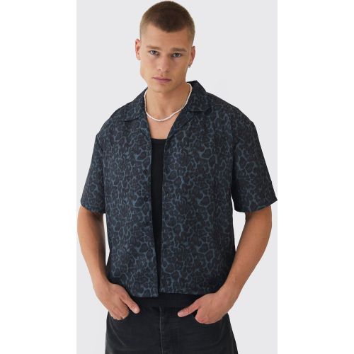 Chemise oversize à imprimé léopard - L - Boohooman - Modalova