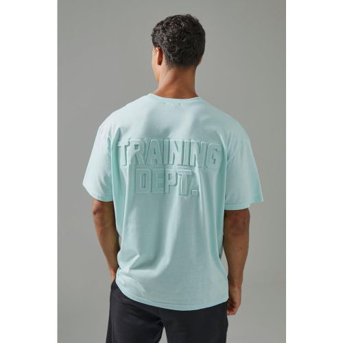 T-shirt oversize à slogan Training - MAN Active homme - M - Boohooman - Modalova