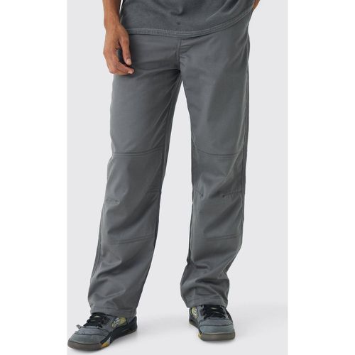 Pantalon large texturé - S - Boohooman - Modalova