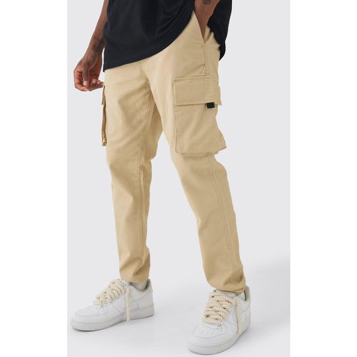 Tall - Pantalon cargo skinny élastiqué - S - Boohooman - Modalova