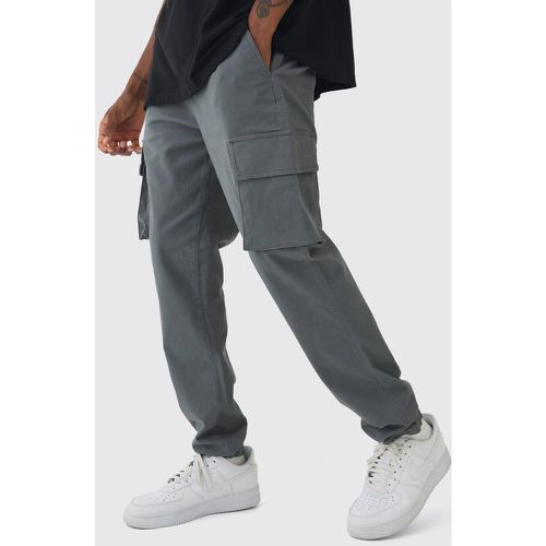 Tall - Pantalon cargo slim à taille élastiquée - S - Boohooman - Modalova