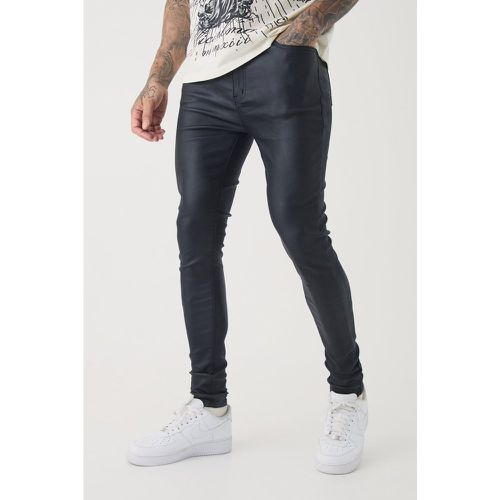 Tall - Jean super skinny enduit - 30 - Boohooman - Modalova