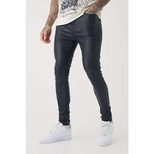 Tall - Jean super skinny enduit - 36 - Boohooman - Modalova