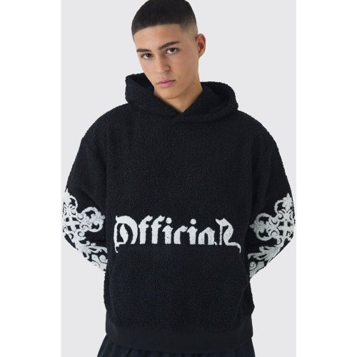 Sweat à capuche oversize en polaire - Official - S - Boohooman - Modalova
