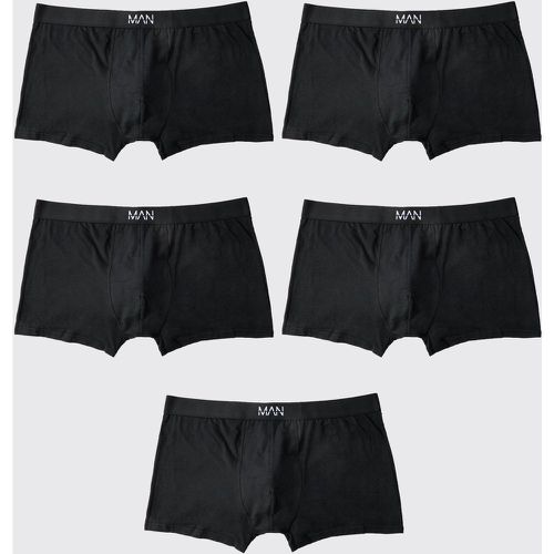 Grande taille - Lot de 5 boxers classiques neutres - XXXL - Boohooman - Modalova